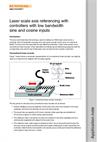 Application note:  Laser scale axis referencing with controllers with low bandwidth sine and cosine inputs