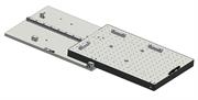 Fixed linear rail shuttle system
