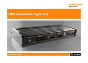User guide:  TB20 quadrature trigger box