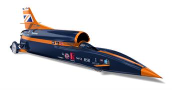 BLOODHOUND超音速汽车原型设计的3D模型（Siemens NX提供图片）