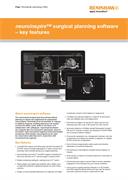 Flyer:  neuroinspire surgical planning software - key features (worldwide, excl. USA)