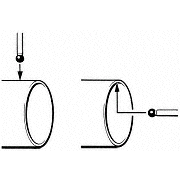 Inspection software for lathes - single point diameter measure