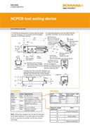 Data sheet:  NCPCB tool setting device