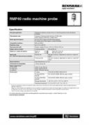 Data sheet:  RMP40 radio machine probe