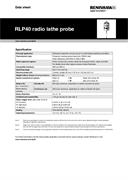 Data sheet:  RLP40 radio lathe probe