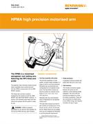 Data sheet:  HPMA high precision motorised arm