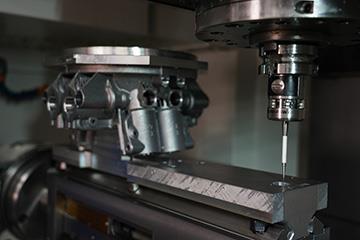 Probing a galvo block