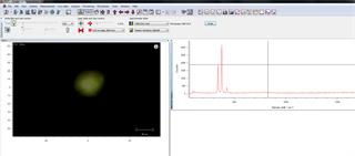 Raman spectrum and EDS analysis of pyrite