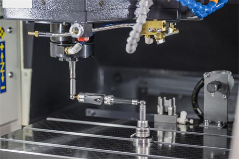 景美使用QC20球杆仪进行快速检测